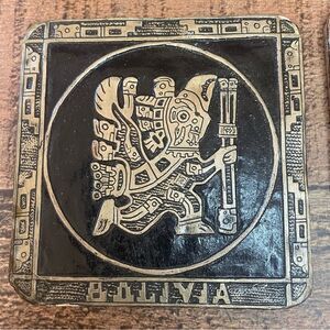 SET of Six (6) Bolivia Coasters South America